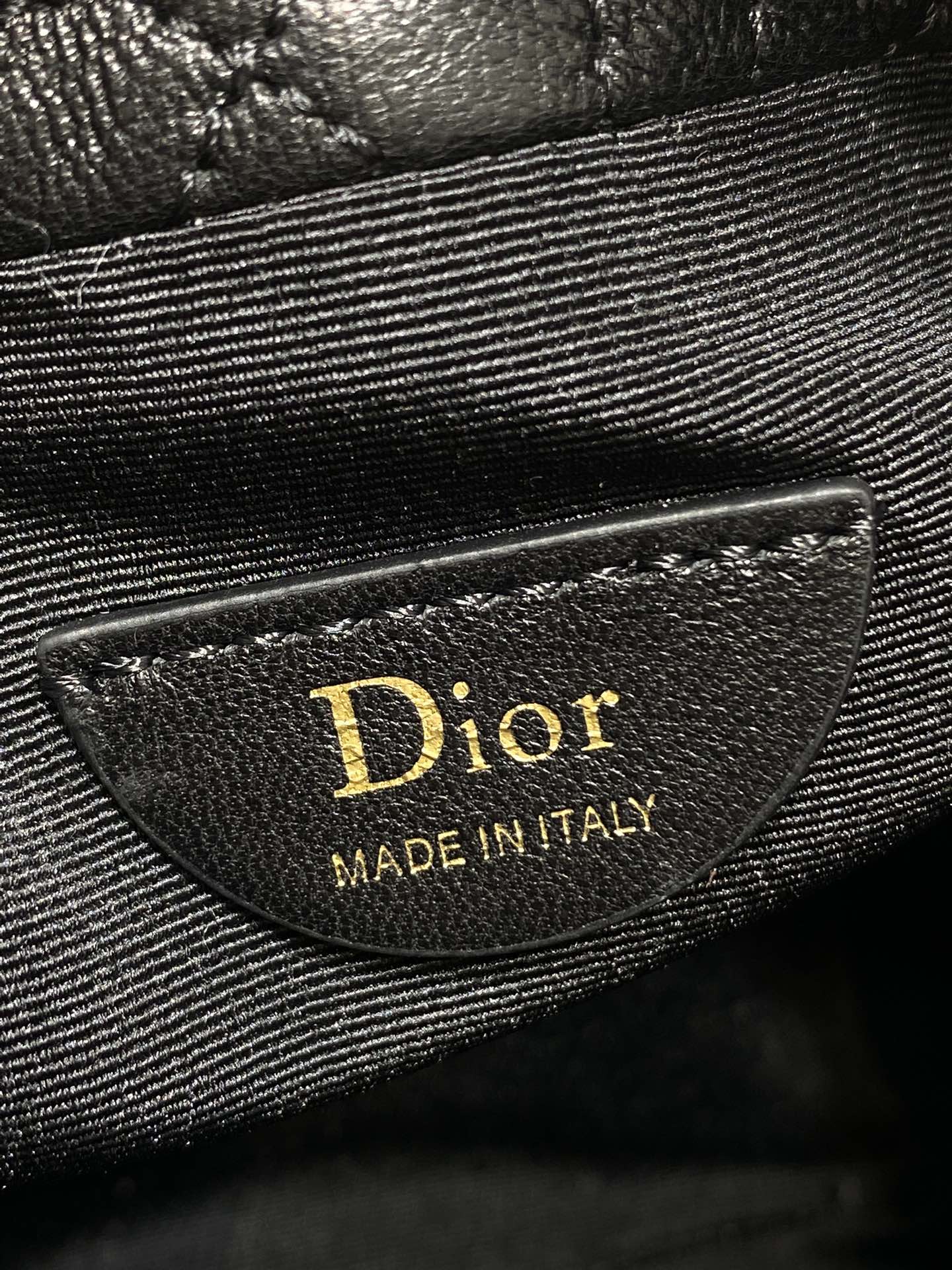 Dior Adiorable Mini Bucket Bag - S2611 - Black Cannage Lambskin - Default Title - View 10