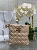Dior Adiorable Mini Bucket Bag - S2611 - Apricot Cannage Lambskin - Default Title - View 1