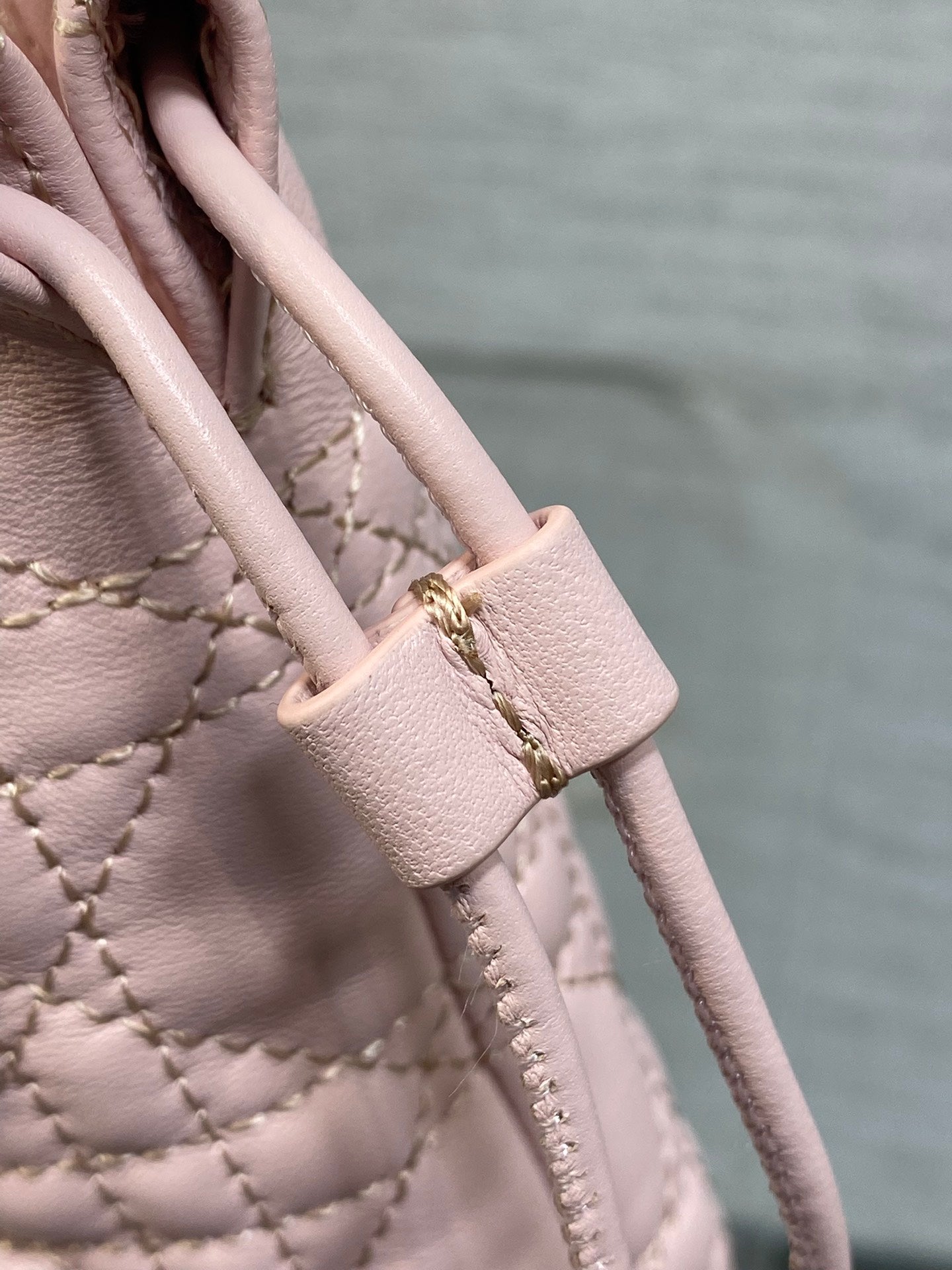 Dior Adiorable Mini Bucket Bag - S2611 - Soupir Pink Cannage Lambskin - Default Title - View 6