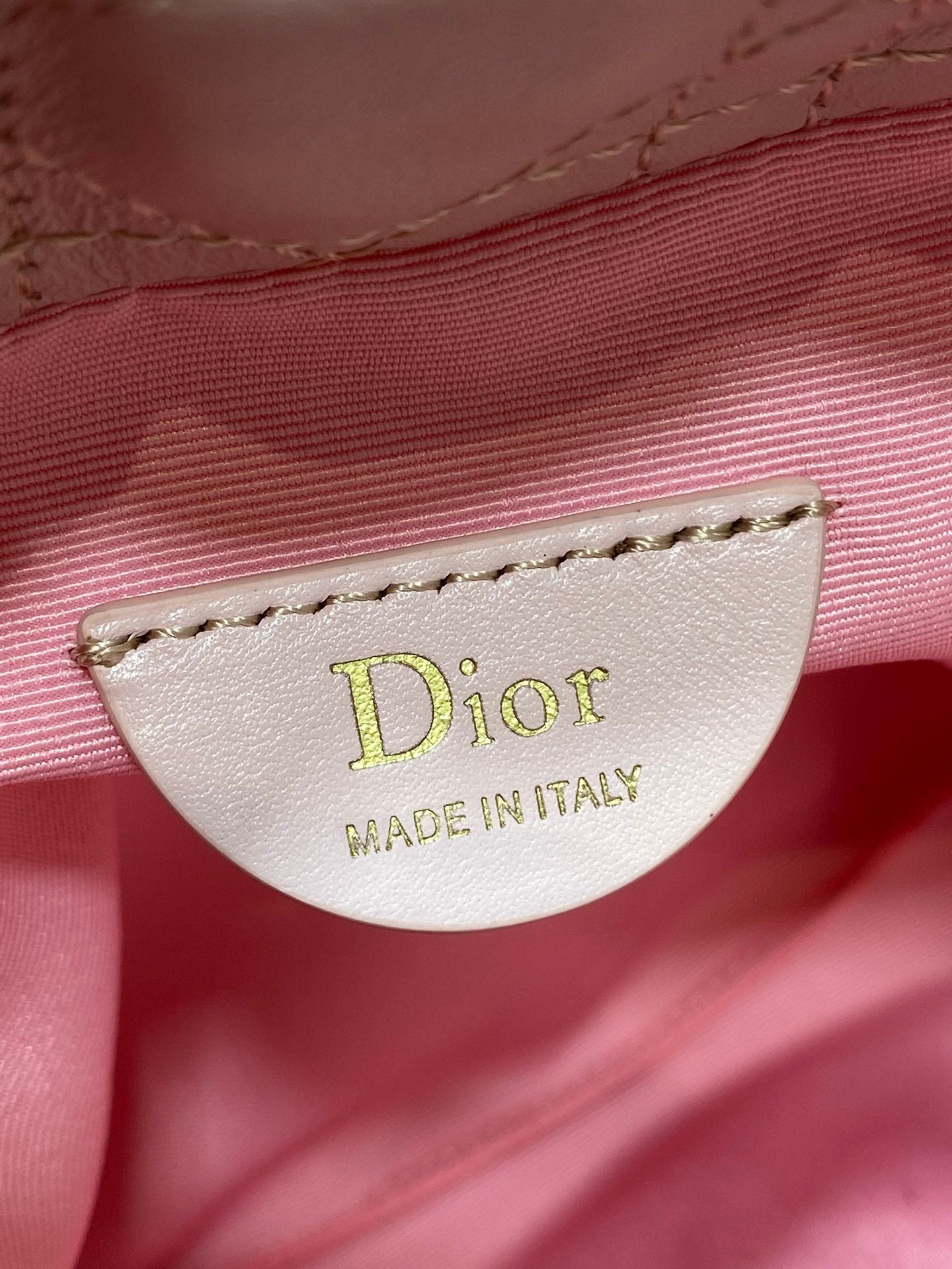 Dior Adiorable Mini Bucket Bag - S2611 - Soupir Pink Cannage Lambskin - Default Title - View 10
