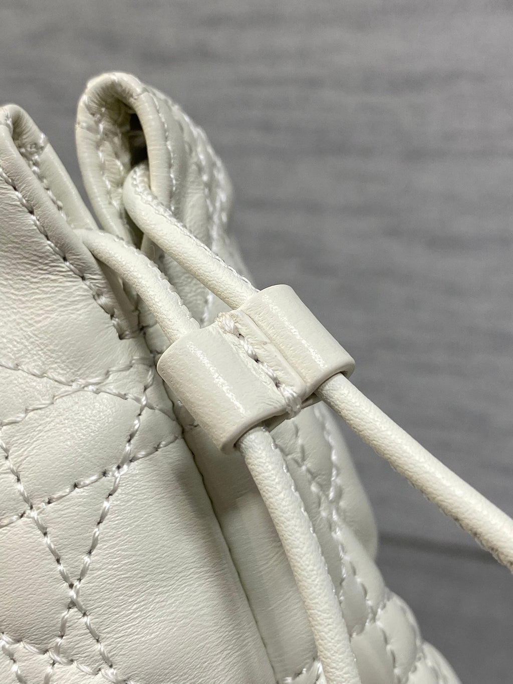 Dior Adiorable Mini Bucket Bag - S2611 - White Cannage Lambskin - Default Title - View 6