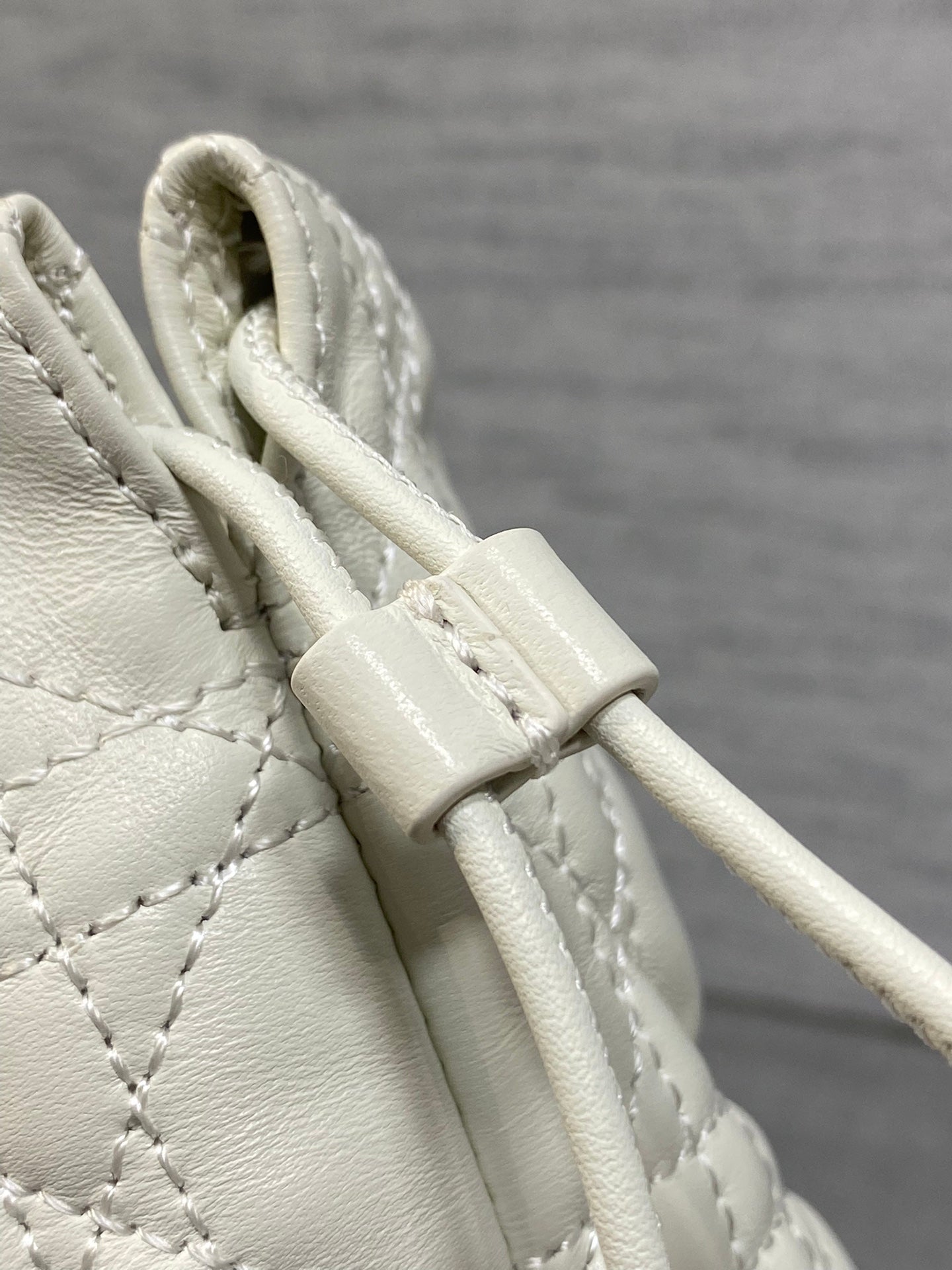 Dior Adiorable Mini Bucket Bag - S2611 - White Cannage Lambskin - Default Title - View 6