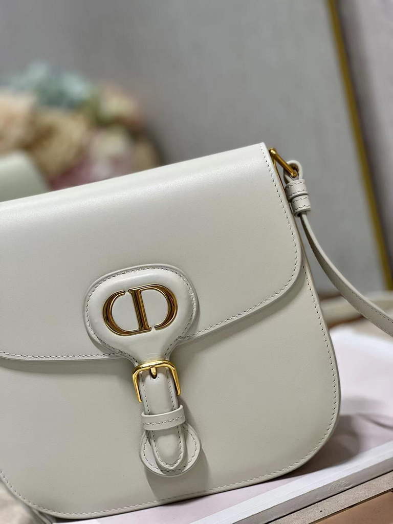 Dior Bobby Frame Bag M9333 Latte Box Calfskin