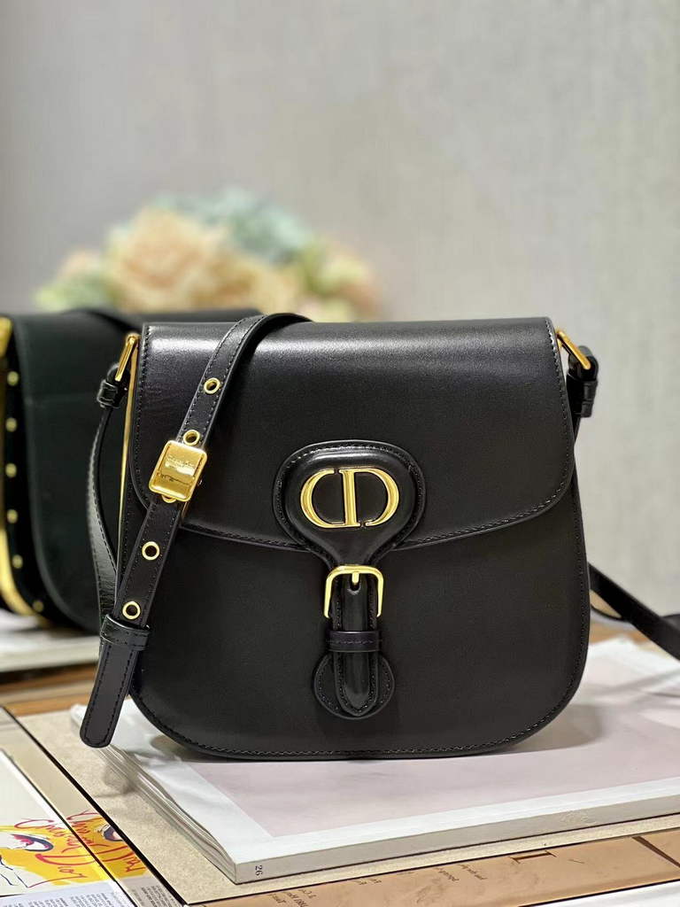Dior Bobby Frame Bag M9333 Black Box Calfskin