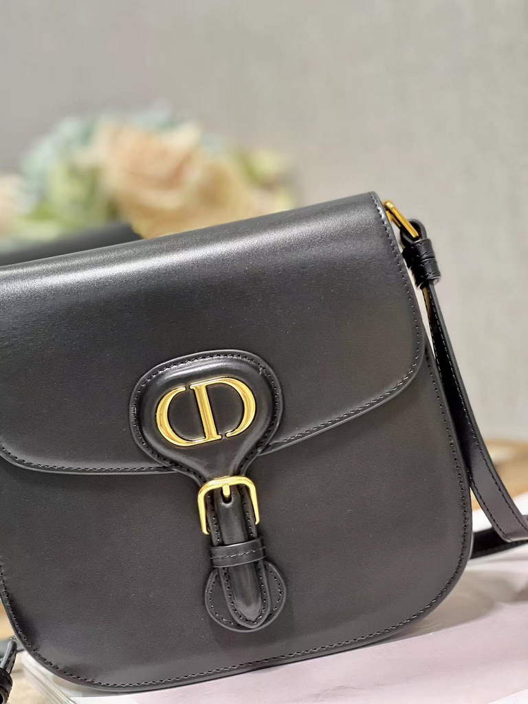 Dior Bobby Frame Bag M9333 Black Box Calfskin