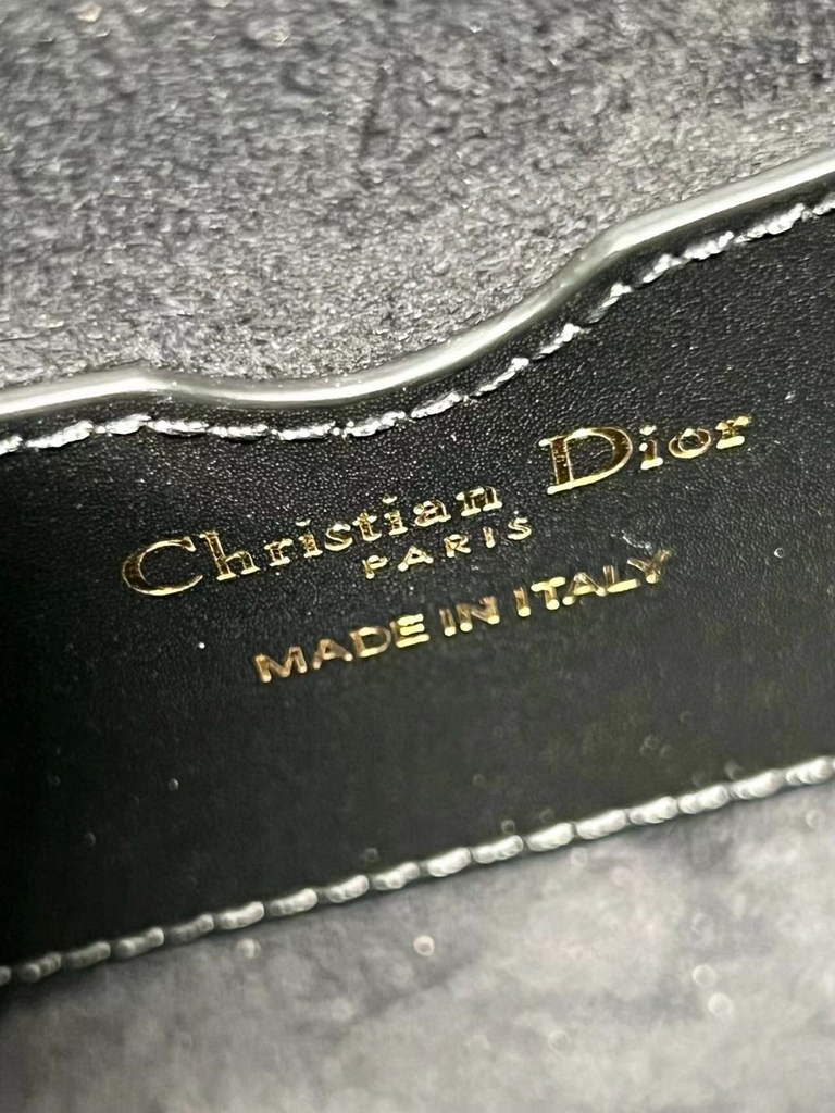 Dior Bobby Frame Bag M9333 Black Box Calfskin