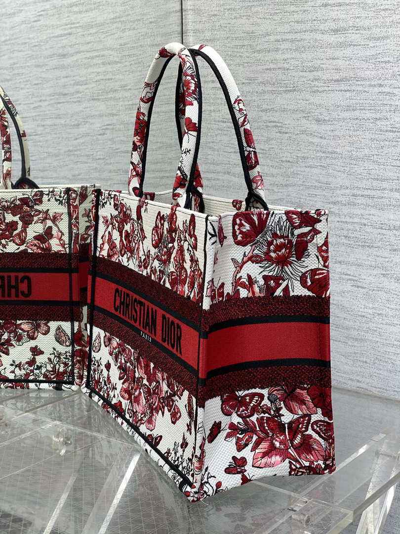 Dior Medium Book Tote M1296 Embroidery M20E3