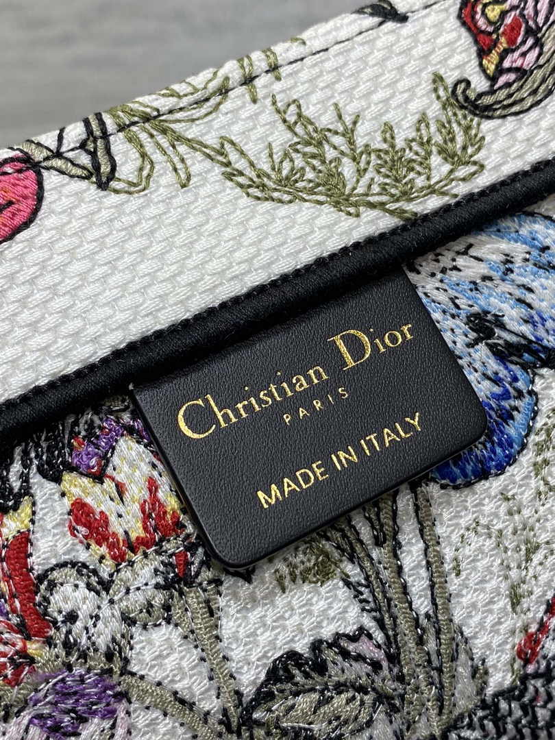 Dior Medium Book Tote M1296 Embroidery M20E4