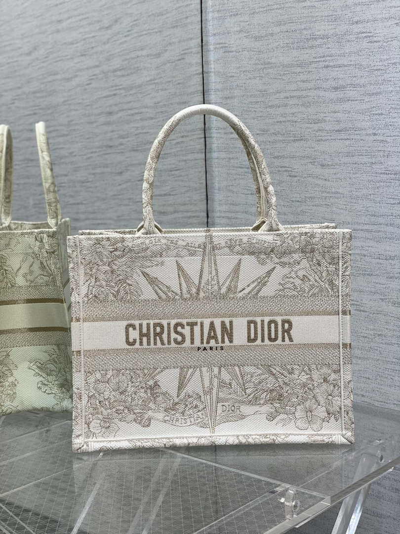 Dior Medium Book Tote M1296 Embroidery M20E5