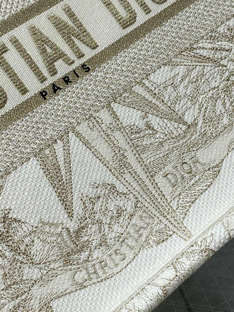 Dior Medium Book Tote M1296 Embroidery M20E5