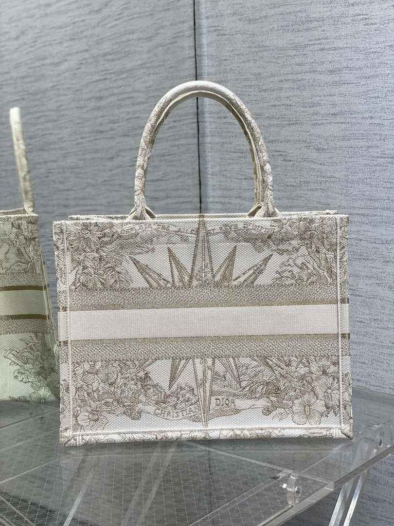 Dior Medium Book Tote M1296 Embroidery M20E5