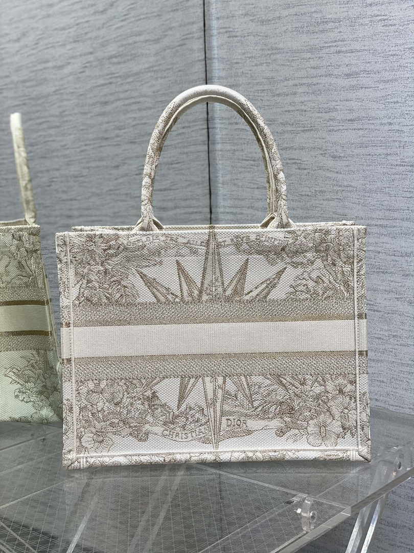 Dior Medium Book Tote M1296 Embroidery M20E5