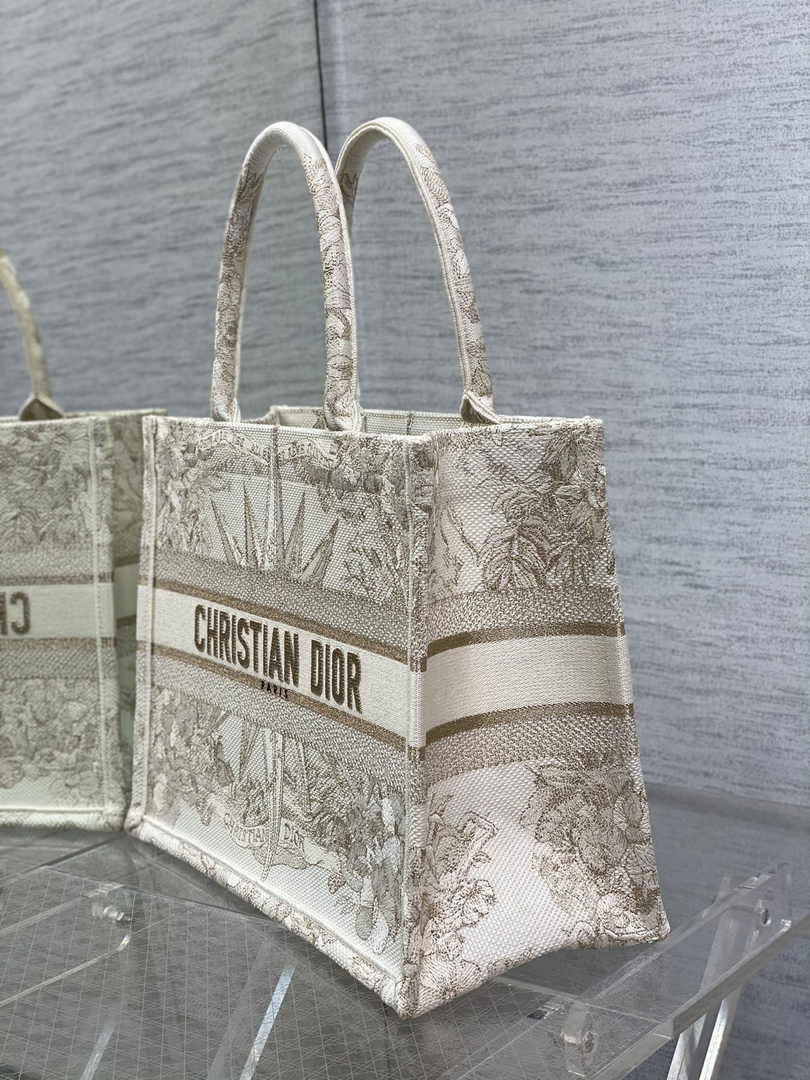 Dior Medium Book Tote M1296 Embroidery M20E5