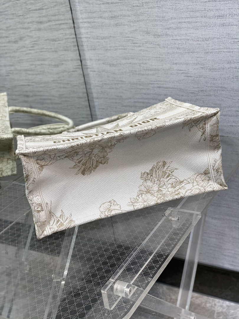 Dior Medium Book Tote M1296 Embroidery M20E5 - Default Title - View 4