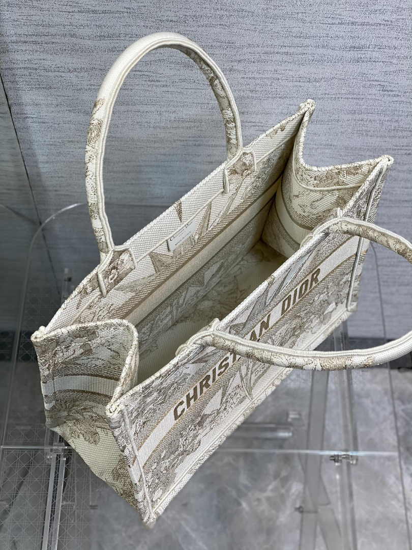 Dior Medium Book Tote M1296 Embroidery M20E5