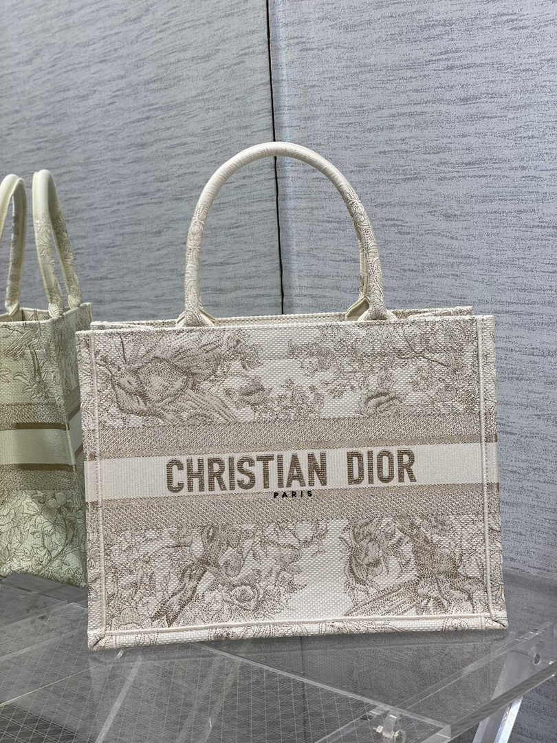 Dior Medium Book Tote M1296 Embroidery M20F0