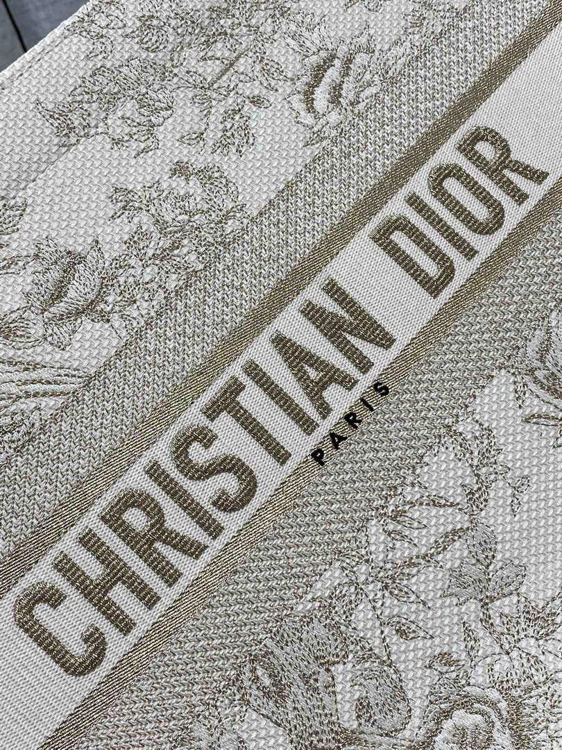 Dior Medium Book Tote M1296 Embroidery M20F0