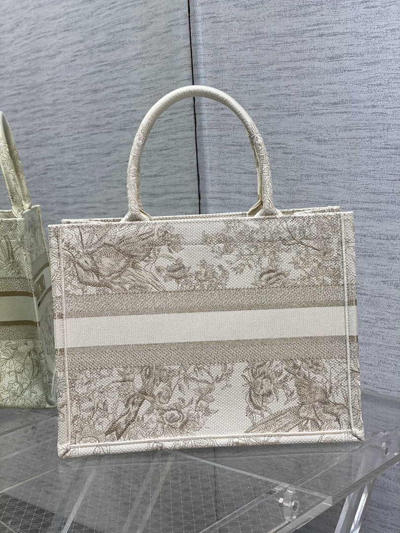 Dior Medium Book Tote M1296 Embroidery M20F0