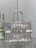 Dior Medium Book Tote M1296 Embroidery M20E6