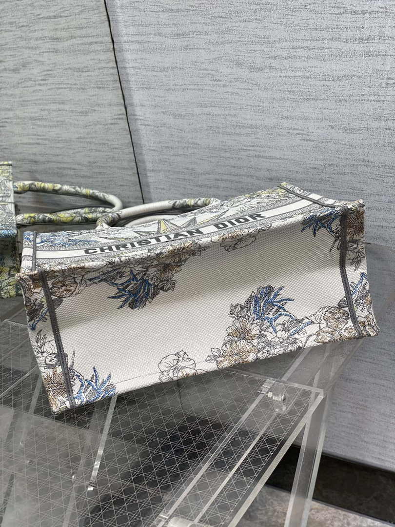 Dior Medium Book Tote M1296 Embroidery M20E6