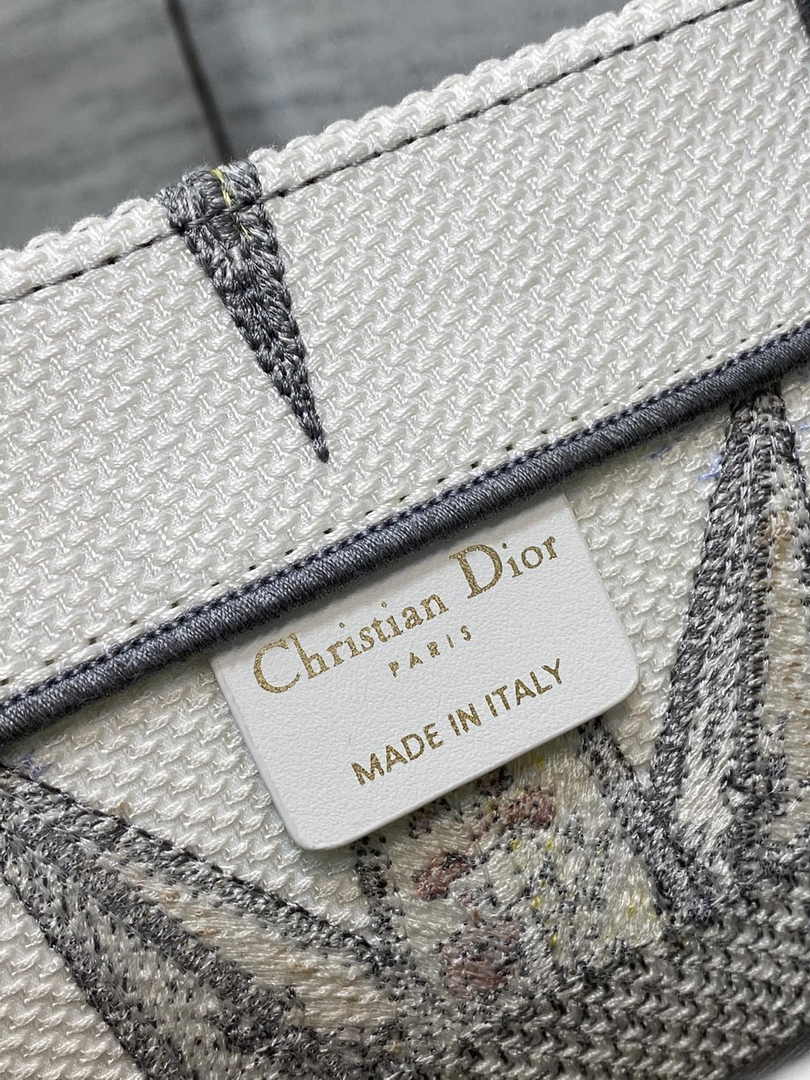 Dior Medium Book Tote M1296 Embroidery M20E6