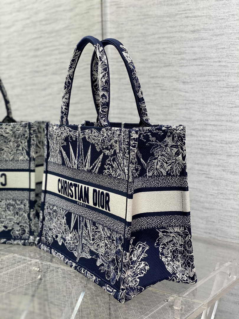Dior Medium Book Tote M1296 Embroidery M20E7