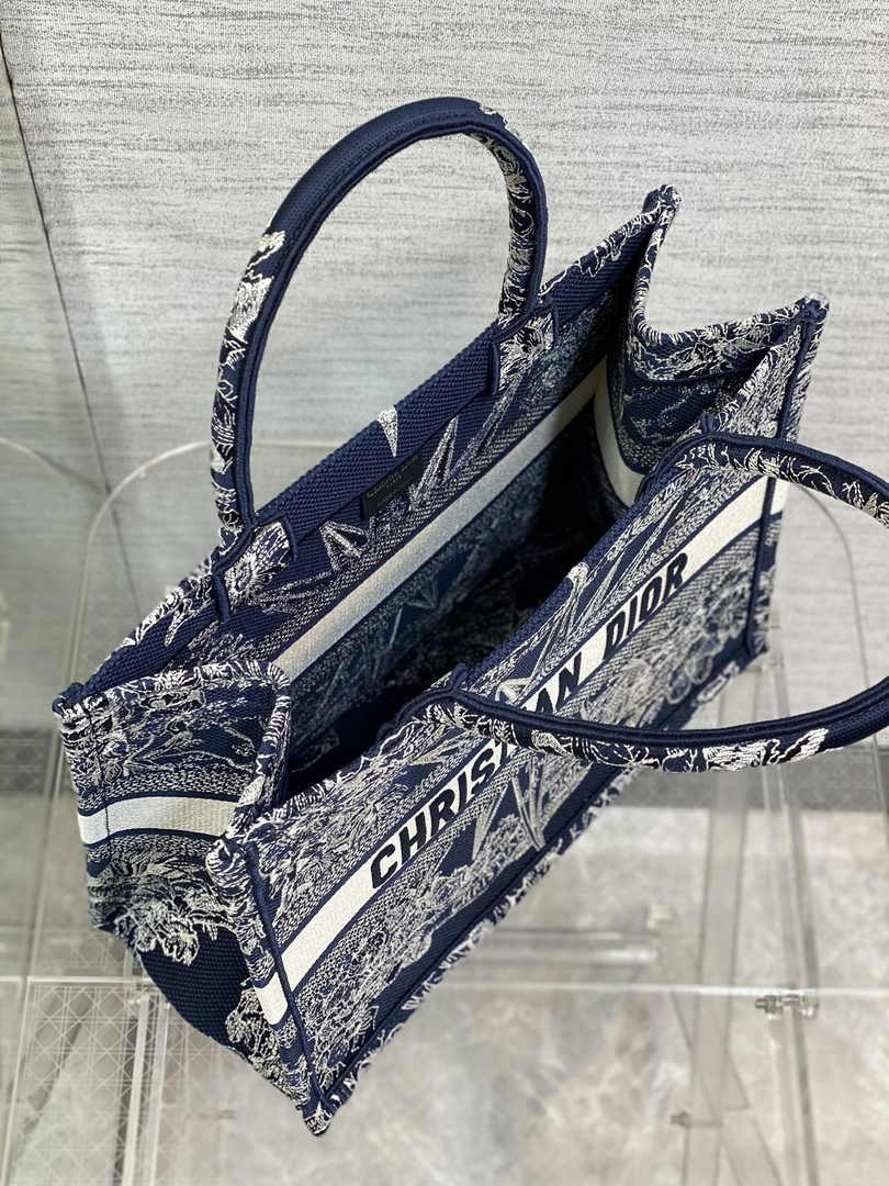 Dior Medium Book Tote M1296 Embroidery M20E7