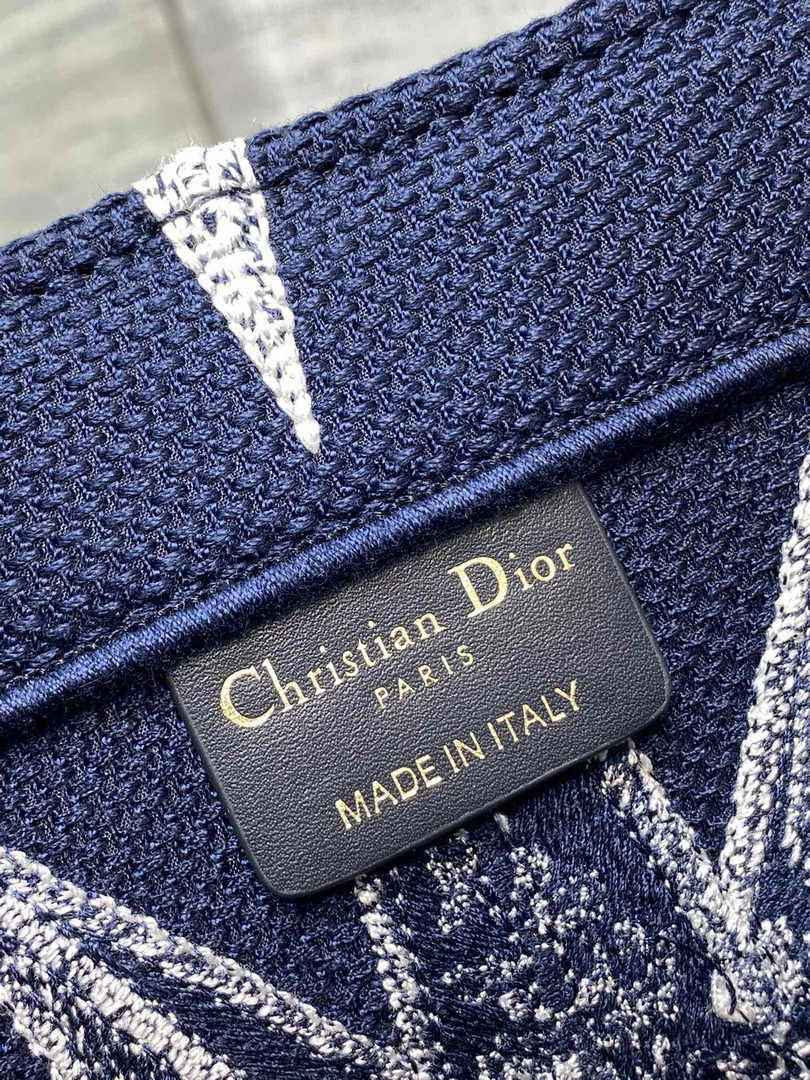 Dior Medium Book Tote M1296 Embroidery M20E7