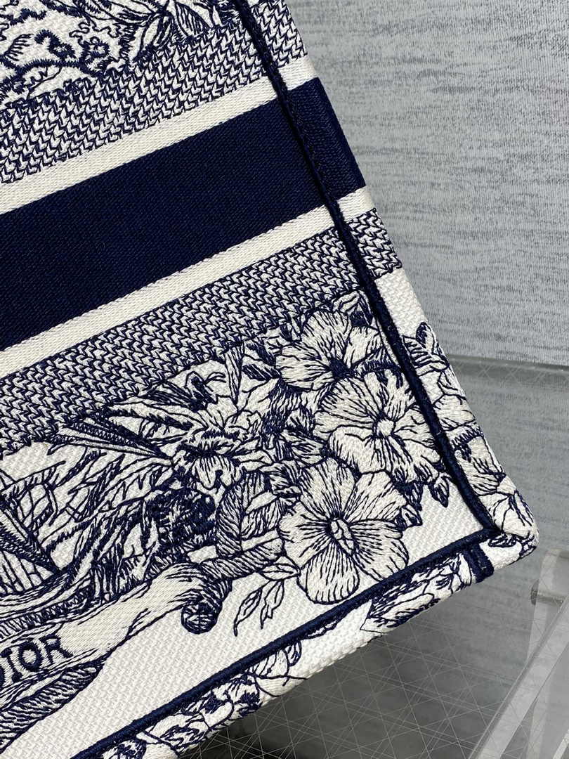 Dior Medium Book Tote M1296 Embroidery M20E8