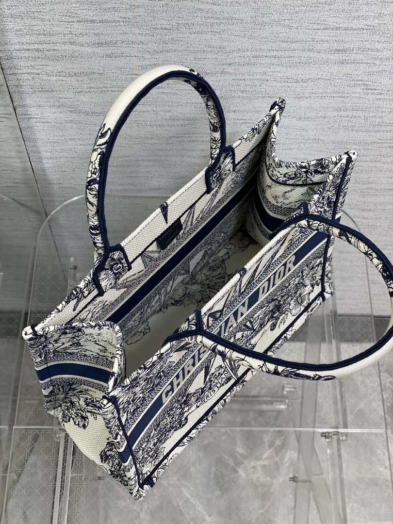 Dior Medium Book Tote M1296 Embroidery M20E8