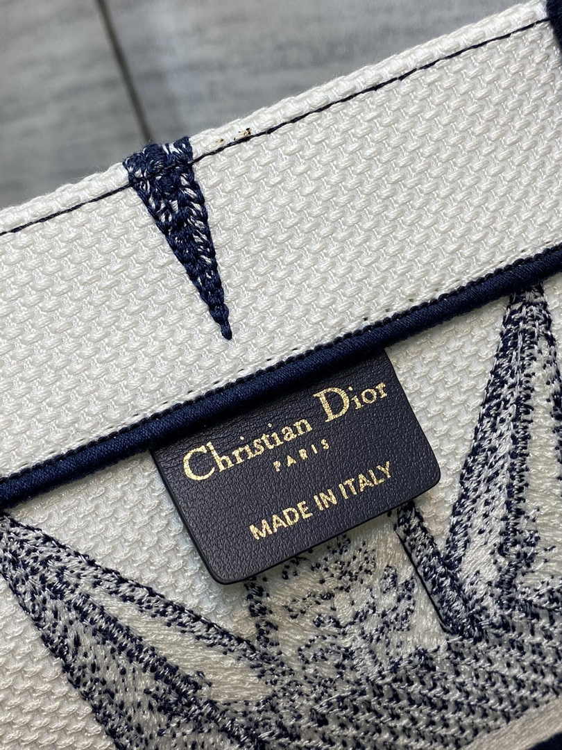 Dior Medium Book Tote M1296 Embroidery M20E8