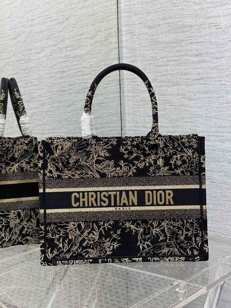 Dior Medium Book Tote M1296 Embroidery M20F1