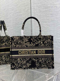 Dior Medium Book Tote M1296 Embroidery M20F1