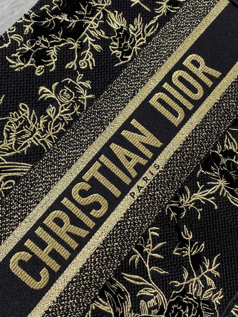 Dior Medium Book Tote M1296 Embroidery M20F1