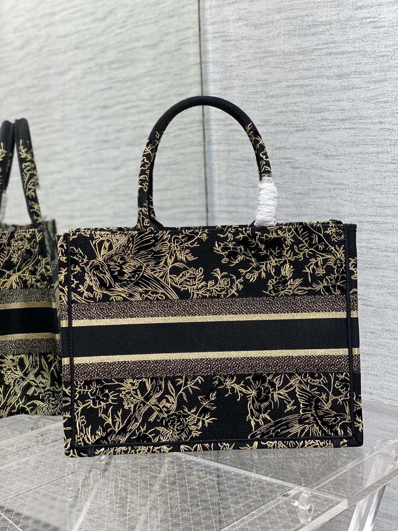 Dior Medium Book Tote M1296 Embroidery M20F1