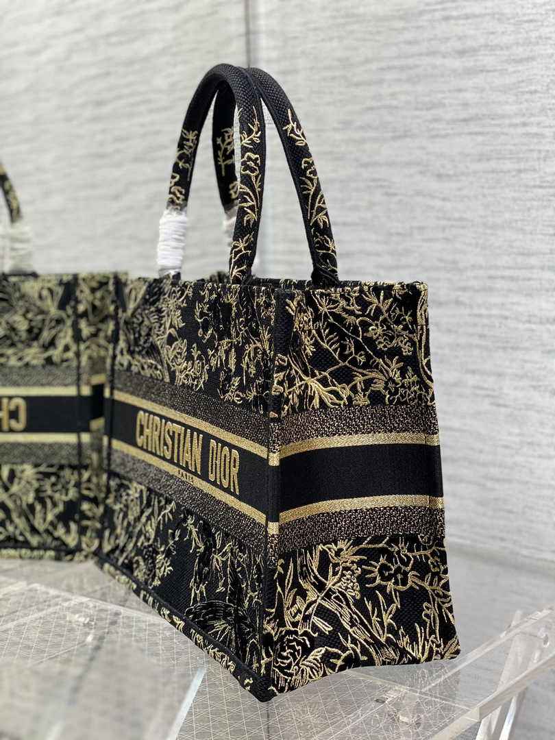 Dior Medium Book Tote M1296 Embroidery M20F1
