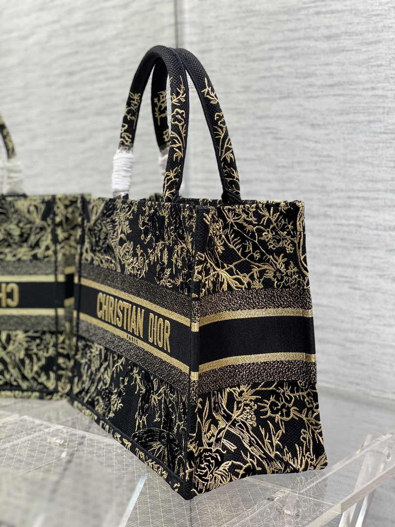 Dior Medium Book Tote M1296 Embroidery M20F1