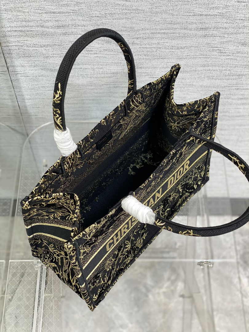 Dior Medium Book Tote M1296 Embroidery M20F1