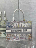 Dior Medium Book Tote M1296 Embroidery M20E9