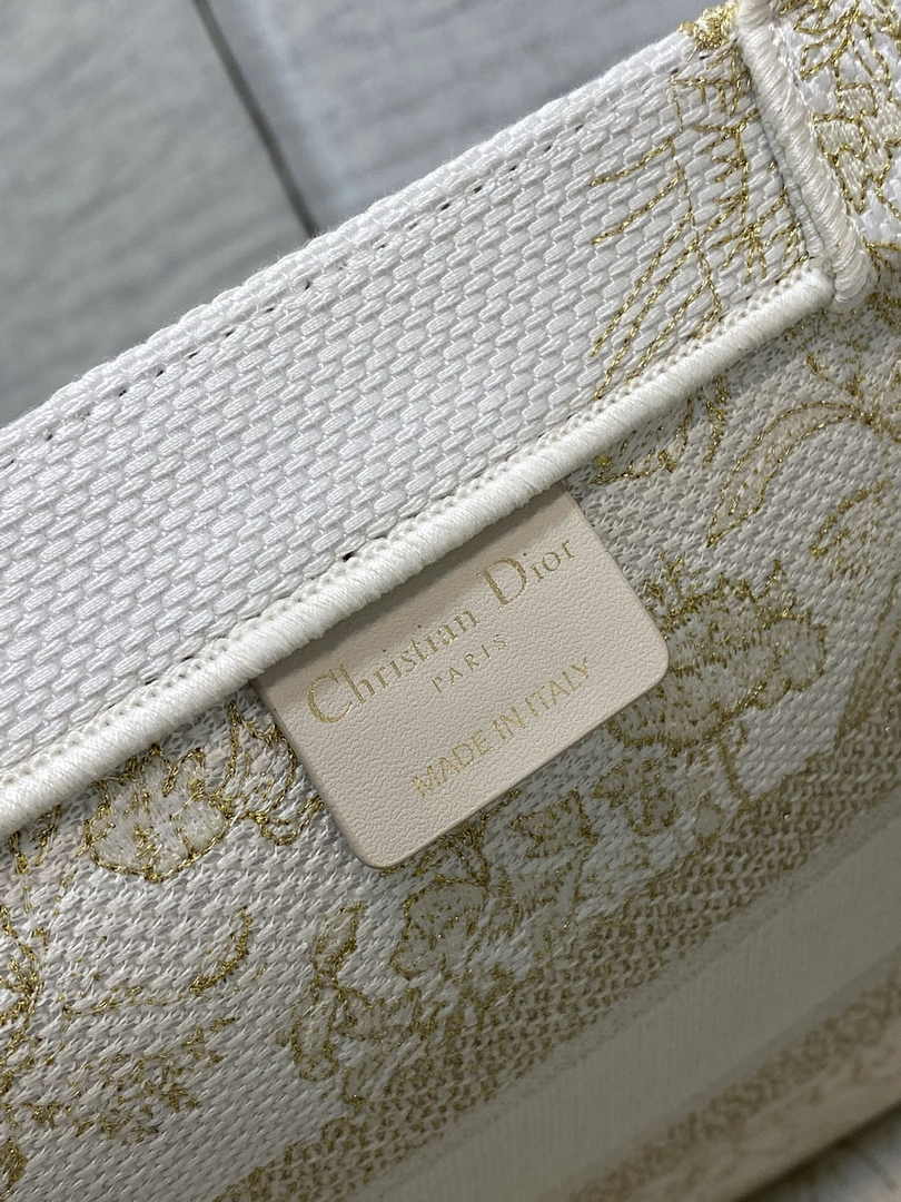 Dior Medium Book Tote M1296 Embroidery M20F2