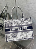 Dior Medium Book Tote M1296 Embroidery M20F3