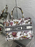 Dior Medium Book Tote M1296 Embroidery M20F4