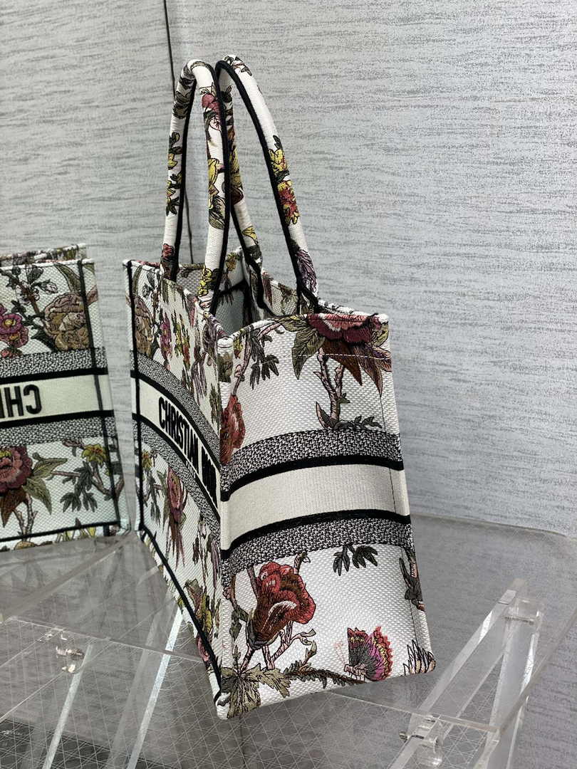 Dior Medium Book Tote M1296 Embroidery M20F4