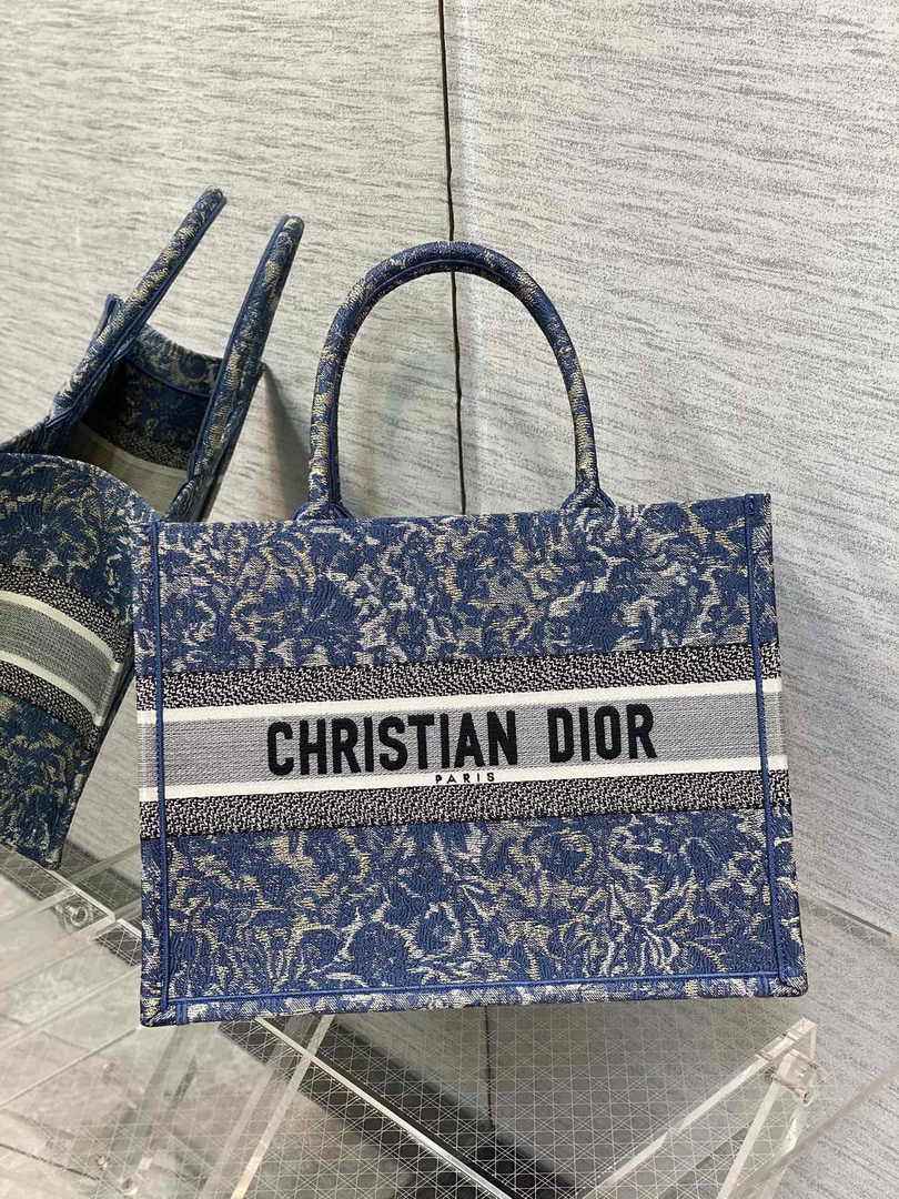 Dior Medium Book Tote M1296 Embroidery M20F7
