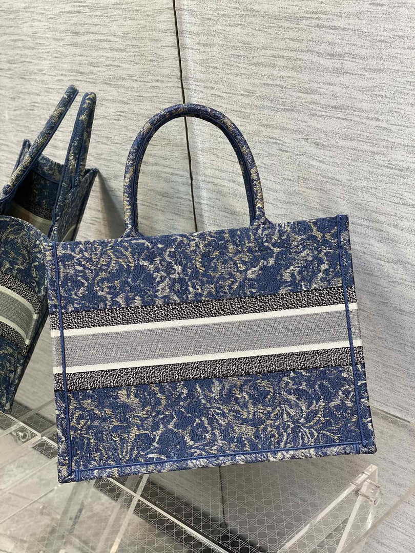 Dior Medium Book Tote M1296 Embroidery M20F7