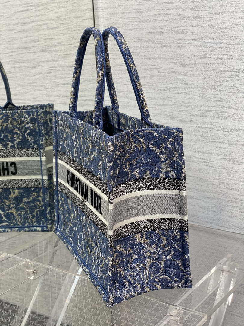 Dior Medium Book Tote M1296 Embroidery M20F7