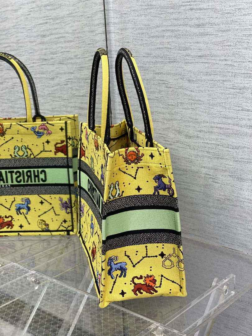 Dior Medium Book Tote M1296 Embroidery M20F9