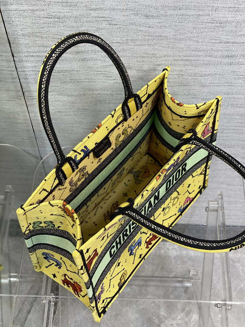 Dior Medium Book Tote M1296 Embroidery M20F9