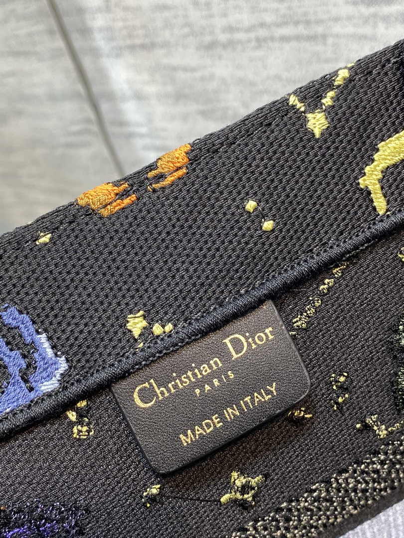 Dior Medium Book Tote M1296 Embroidery M20G0