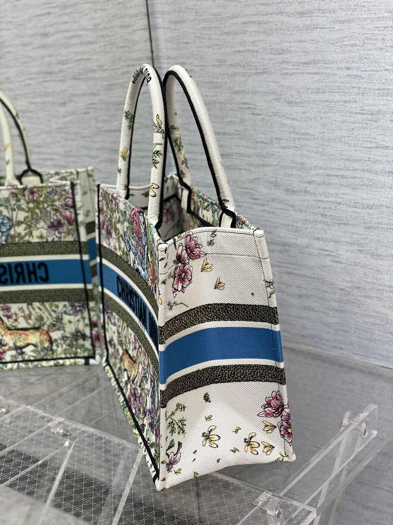 Dior Medium Book Tote M1296 Embroidery M20G2